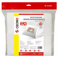 Мешки-пылесборники синтетические для пылесоса 12 шт + 2 микрофильтра OZONE XXL-31