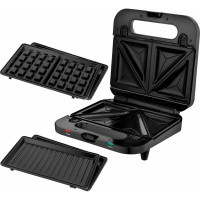 Сэндвичница BRAYER 3 в 1: сэндвич, вафли, гриль BR2202