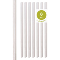 Интерьерная рейка Стильный Дом 8 шт, 2700x35x22, ясень белый v530699