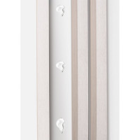 Интерьерная рейка Стильный Дом 8 шт, 2700x35x22, ясень белый v530699