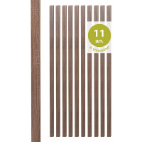 Интерьерная рейка Стильный Дом 11 шт, 2700x16x35 мм, дуб винтаж v530651