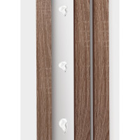 Интерьерная рейка Стильный Дом 11 шт, 2700x16x35 мм, дуб винтаж v530651