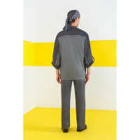 Поварской мужской китель СОЮЗСПЕЦОДЕЖДА РИСТРЕТТО ШЕФ Лайт, графит, р. 52-54 2000000179445