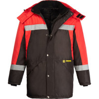 Утепленная куртка СОЮЗСПЕЦОДЕЖДА Марс черная/красная, р. 44-46, рост 170-176 2000000136943