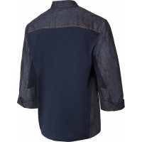 Поварской мужской китель СОЮЗСПЕЦОДЕЖДА РИСТРЕТТО ШЕФ, джинс, темно-синий, р. 48-50 2000000179384