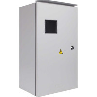Корпус с монтажной панелью KRZMI ЩМП 360x225x140 окно козырек IP55 4651117990836