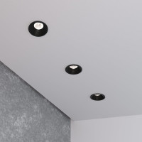 Встраиваемый светильник Elektrostandard - 25028/LED 7W 4200K BK черный a058616