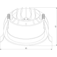 Садово-парковый встраиваемый светильник Elektrostandard - Light LED 3003 /35128/U черный a058922