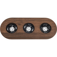 Рамка Bironi 3-местная RF, дерево, цвет Старое дерево RF1-630-17