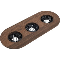 Рамка Bironi 3-местная RF, дерево, цвет Старое дерево RF1-630-17