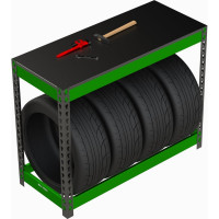 Стеллаж ООО Металекс Metalex серия TIRES 950x1400x500 (одна полка) SMTI951450