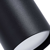 Накладной светильник truEnergy с цоколем GU10 D55хН100мм алюминий черный 21311