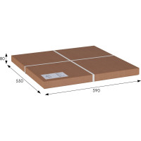 Журнальный стол Мебелик Ретро квадратный лак 7584