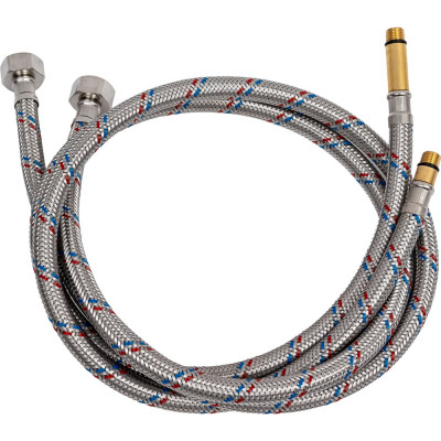 Комплект гибкой подводки для воды AV Engineering иголка м10 - гайка 1/2" 100 см AVE217100