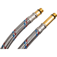 Комплект гибкой подводки для воды AV Engineering иголка м10 - гайка 1/2" 100 см AVE217100