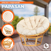 Кресло Tetchair PAPASAN 23/01 W с подушкой, Honey (мед), ткань Старт 6804