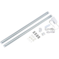 Светильники светодиодные для мебели, набор из 2-х шт ULM-F45-2x6W/4500K IP20 SILVER Uniel UL-00008280