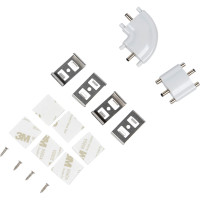 Светильники светодиодные для мебели, набор из 2-х шт ULM-F45-2x6W/4500K IP20 SILVER Uniel UL-00008280