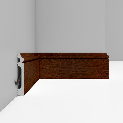 Плинтус напольный Decomaster 79x13x2400 мм D005-75 ДМ