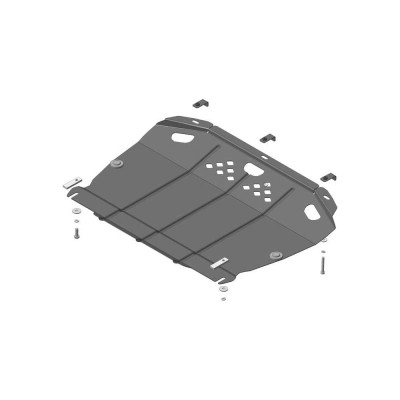 Стальная защита двигатель, КПП, MB Vito, W-447 2014- г.в. ООО Трио Сервис MOTODOR 01234