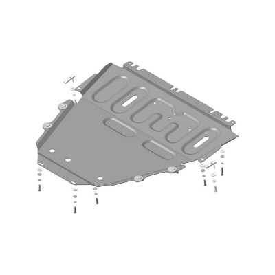 Стальная защита двигатель, КПП, Renault Scenic/Megane III/Fluence ООО Трио Сервис MOTODOR 71721