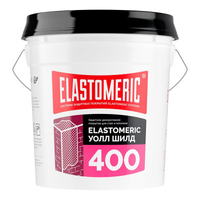 Универсальная эластичная защитная краска Elastomeric Systems 400 WALL SHIELD 400401