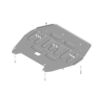 Стальная защита Д, КПП, Kia K5, Hyundai Sonata c 2020 г.в. ООО Трио Сервис MOTODOR 71013