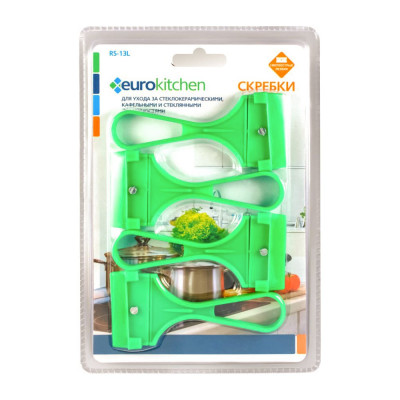 Набор скребков для чистки стеклокерамики Eurokitchen RS-13L