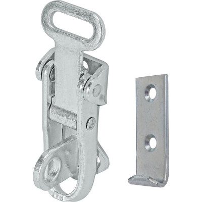 Замок д/ящика с ответной частью VORMANN прямая, 70x26 мм, оцинкованный 01208070/8115