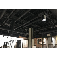 Полиэфирный, черный воздуховод TEX PVC-F-300-254/10 PVC-F-03-254/10Bk