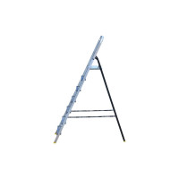 Комбинированная усиленная стремянка Алюмет 7 ступеней Серия АМS7807