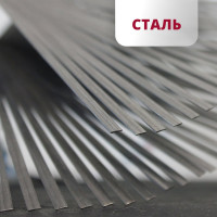 Щетка стальная прямоугольная 200x200 мм, М12x1.75 мм, с креп.кольцом РОССТИН НФ-00024263