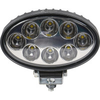 Светодиодная овальная фара Airline 8 LED направленный свет, 24 Вт, 140x86x55 мм, 12/24 В ALED012