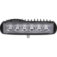 Светодиодная прямоугольная фара Airline 6 LED направленный свет, 18 Вт, 157x42x40 мм, 12/24 В ALED004