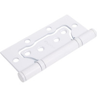 Стальная петля PUERTO плоский колпачок, супер белый, без врезки, 2 шт. IN100-2S FH SW безВР