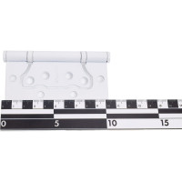 Стальная петля PUERTO плоский колпачок, супер белый, без врезки, 2 шт. IN100-2S FH SW безВР