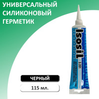 Герметик силиконовый универсальный Isosil S201 черный, 115 мл 2010708
