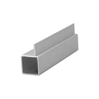 Квадратная труба с ребром Алтервиа 25x25 мм A252511X2000