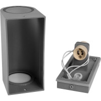 Светильник JazzwayPDL-R 72150 GU10-2 GU10 IP65 230В фасадный GR 5039995