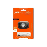 Аккумуляторный налобный фонарь Jazzway  AccuH1-L5WZ-og zoom LED 5Вт + 2хRED SMD IP54 5 режимов: 100проц. 180лм 3.5ч/50проц. 110лм 5.5ч/30проц. 65лм 15ч/красн. 28ч/мигающ. красн. 12ч аккум. 0.8А.ч управл. жестами черн./оранж. 5036611