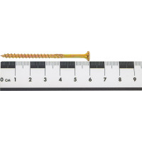 Саморез по дереву HIMTEX Проф. желтый, потайной, Torx 25, 3,5х60 мм, 500 шт. 03560Fh