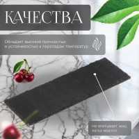 Блюдо из сланца прямоугольное 30x10 см PERFECTO LINEA 28-008000