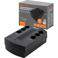 Источник бесперебойного питания TDM ELECTRIC ИБП 850 ВА 6 розеток +2USB SQ1204-0002