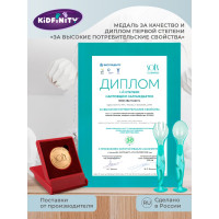 Набор Kidfinity ложечка и вилочка на присосе зеленый 431312009