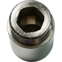 Гайка удлинительная Профитт НР/ВР 1/2" х 30 мм, никелированная 1648611