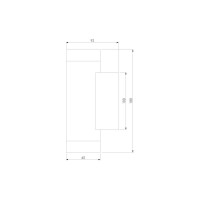 Настенный светильник Elektrostandard - Poli MRL 1016 белый a058981