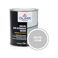 Эмаль для бетонных полов OLIMP светло-серая 0,9 л 29482