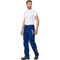 Брюки Эксперт Спецодежда Азур синий/черный, р. 44-46, рост 182-188 6446000066105