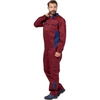 Костюм Эксперт Спецодежда Страйк 2, бордовый/темно-синий, р. 48-50, рост 182-188 6446000049436