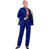 Женский костюм Эксперт Спецодежда Страйк, василек/темно-синий, р. 64-66, рост 158-164 6446000060974
